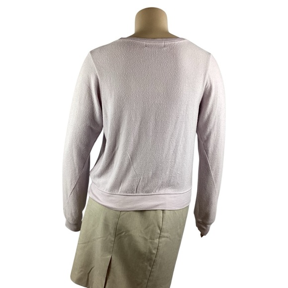 Wildfox Lilac Baggy Beach Jumper L Burger Beer Nap Graphic Sweatshirt - Picture 5 of 7